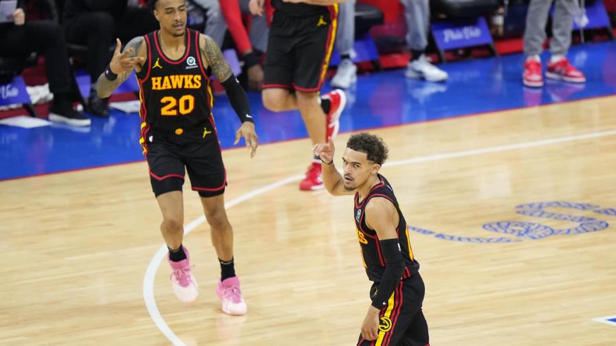 Young y los Hawks de Atlanta avanzan a la final del Este al vencer a los 76ers Young y los Hawks de Atlanta avanzan a la final del Este al vencer a los 76ers