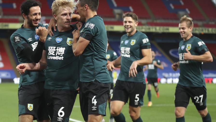 Burnley vence 1-0 a Crystal Palace, se acerca a zona europea Burnley vence 1-0 a Crystal Palace, se acerca a zona europea