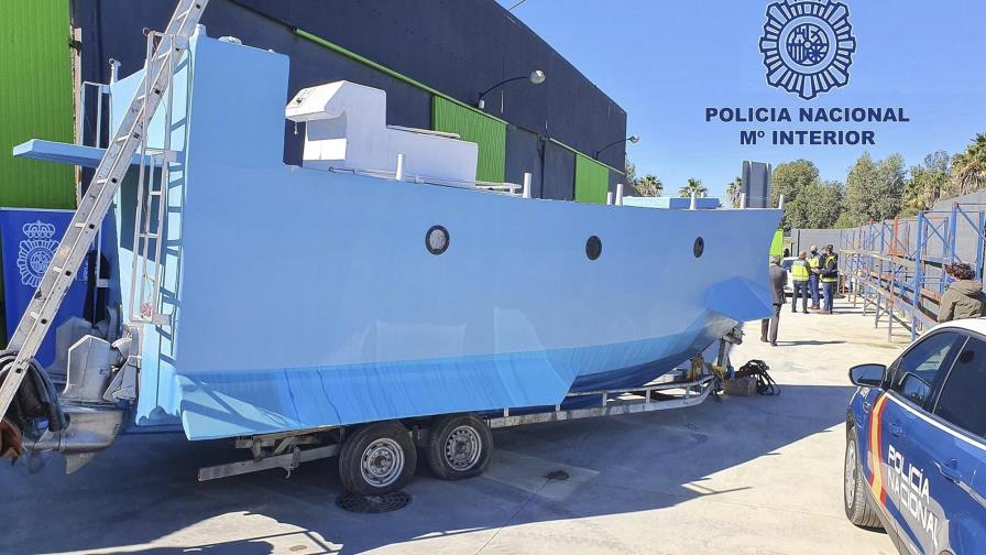 Hunden planes de narcosubmarino que se construía en España