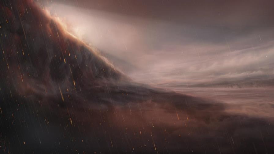 Exoplaneta parece tener lluvias de hierro