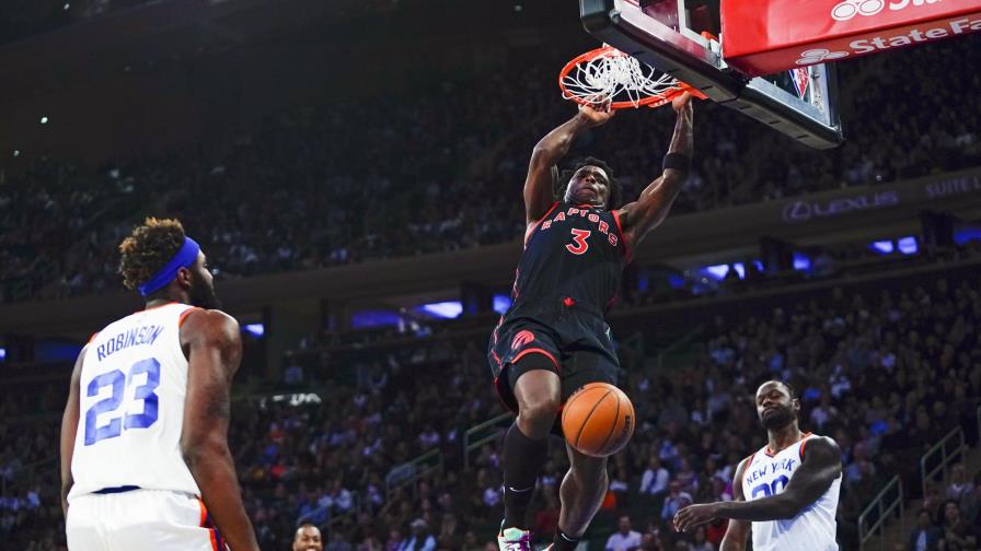Raptors vencen a los Knicks para su 4to triunfo seguido