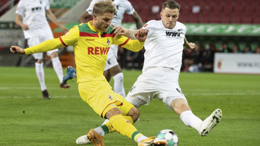 Colonia supera a Augsburgo y sea aferra a la Bundesliga