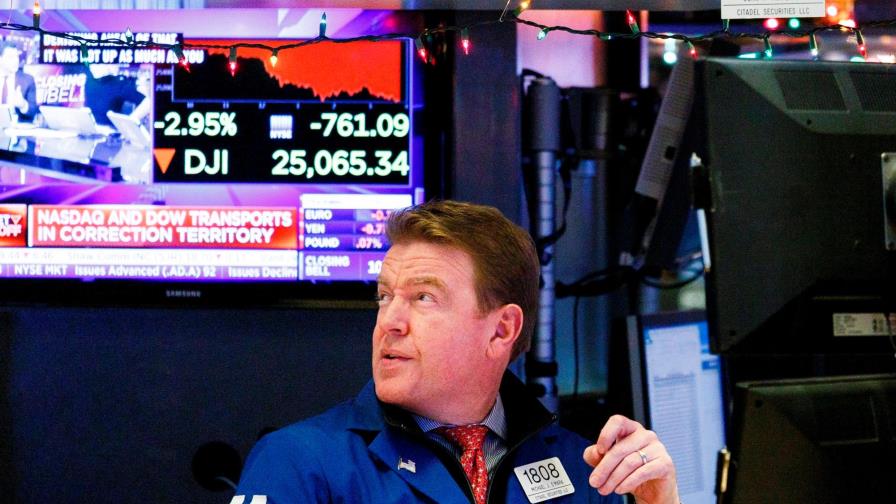 Wall Street finaliza un volátil 2018 plagado de temores de desaceleración Wall Street finaliza un volátil 2018 plagado de temores de desaceleración