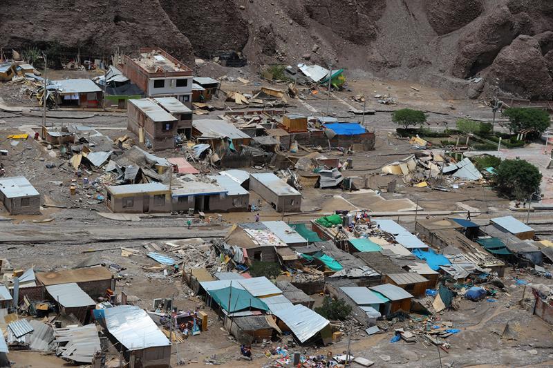 Al menos 31 muertos y 8,299 afectados por lluvias en Perú