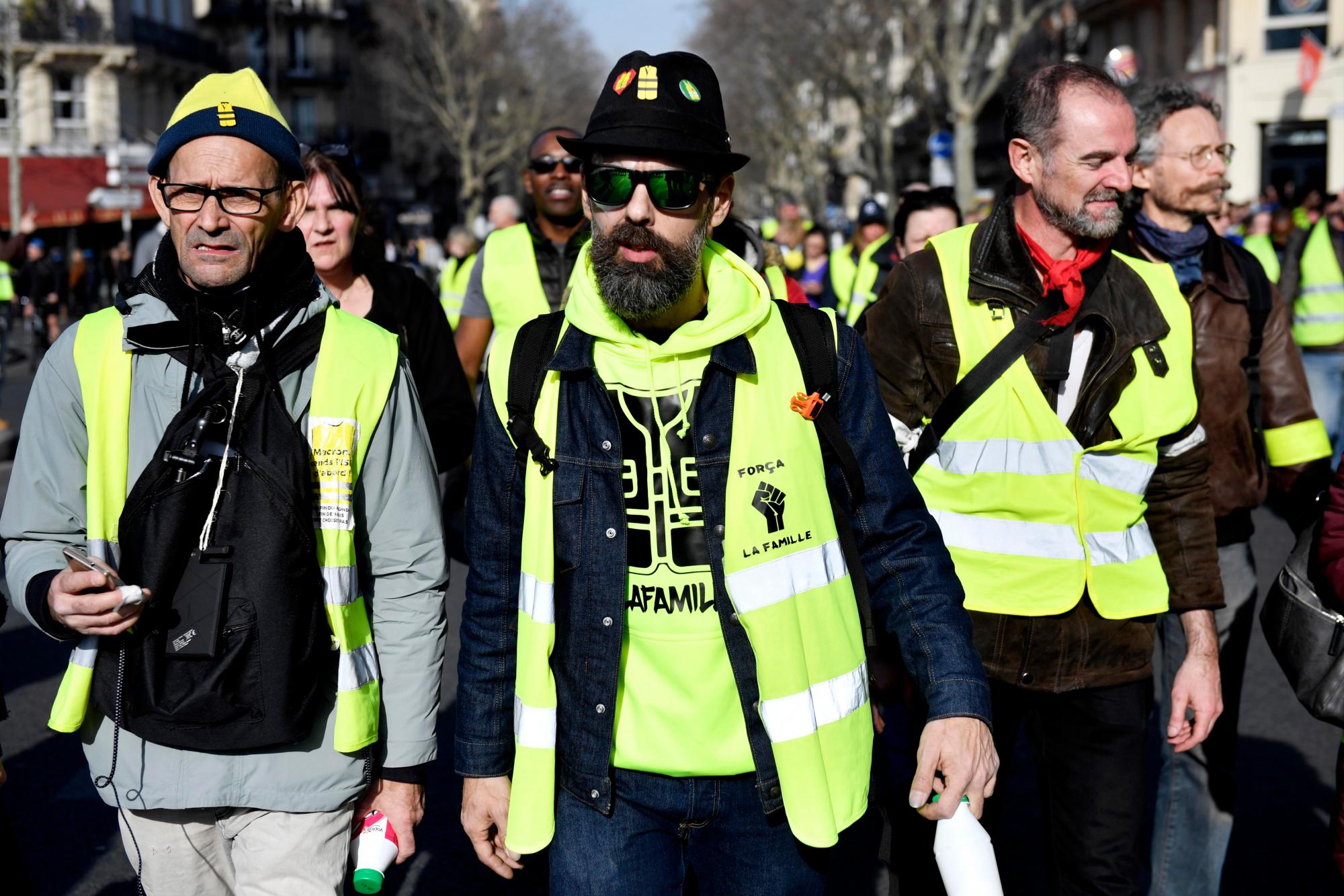 Protesta de los chalecos amarillos en Francia
