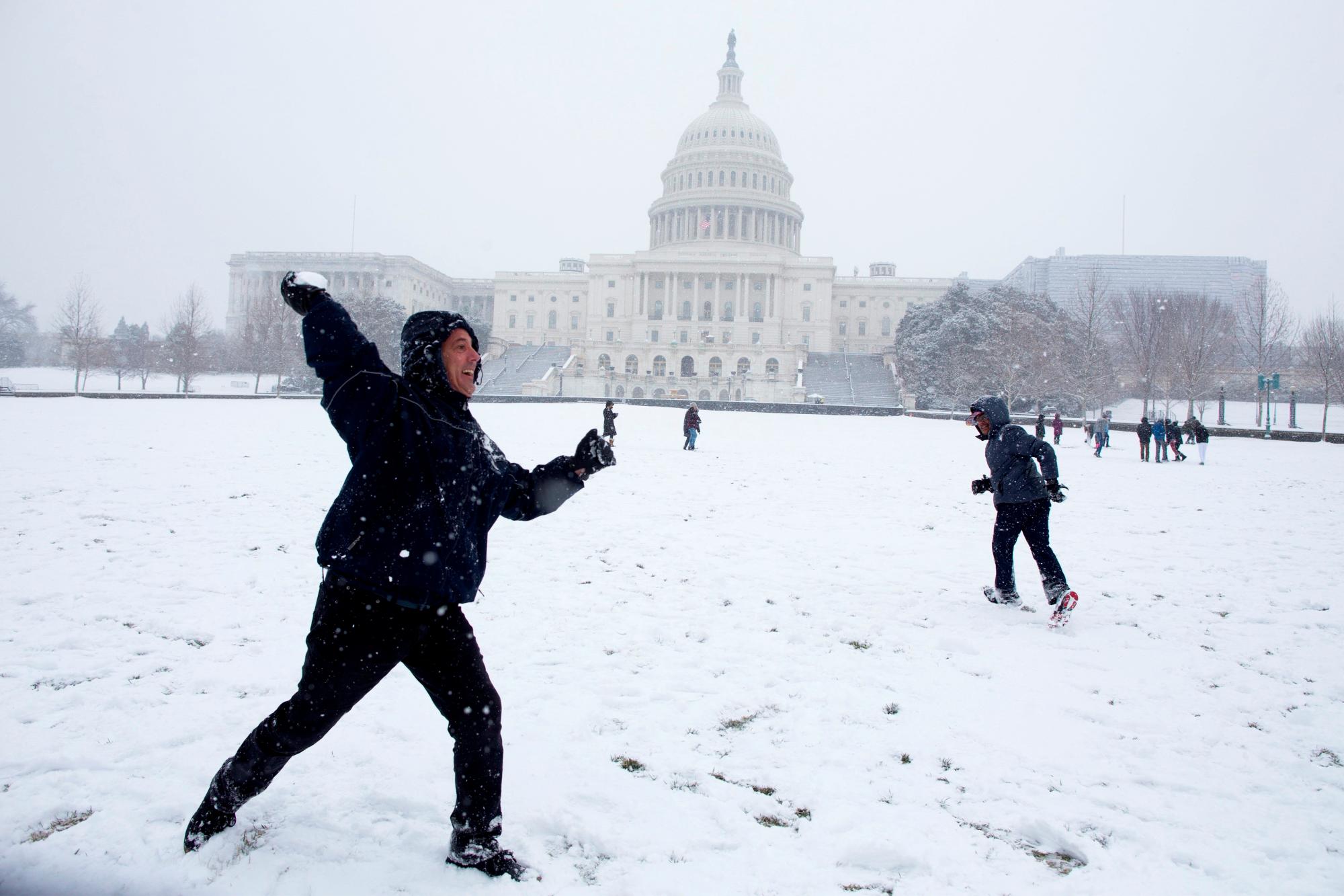 Tormenta de nieve en Washington