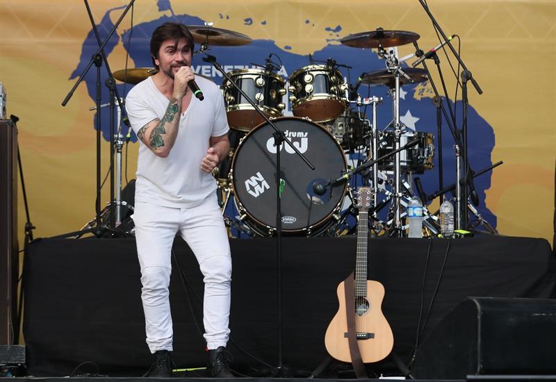 Sanz, Juanes y Chyno y Nacho cierran concierto “Venezuela Aid Live”