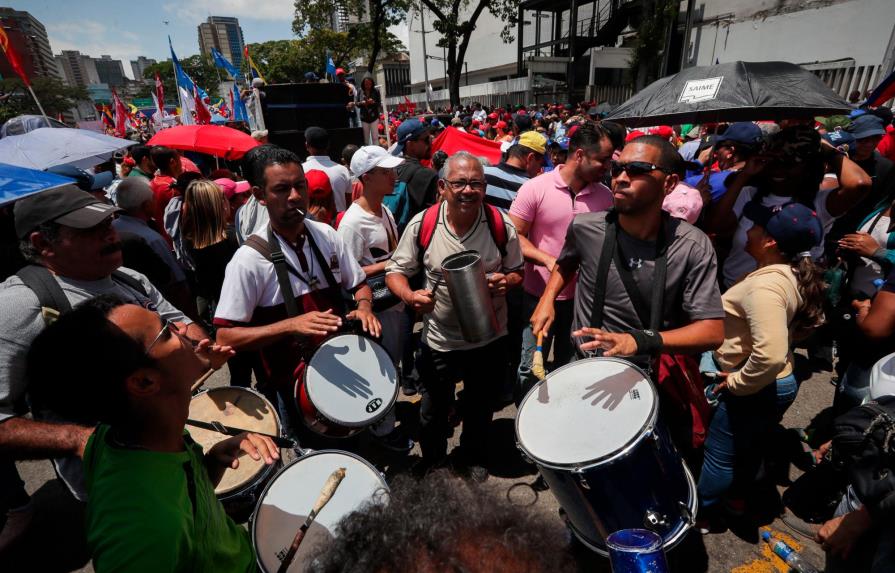 El chavismo se moviliza en Caracas para rechazar “ataque” a sistema eléctrico