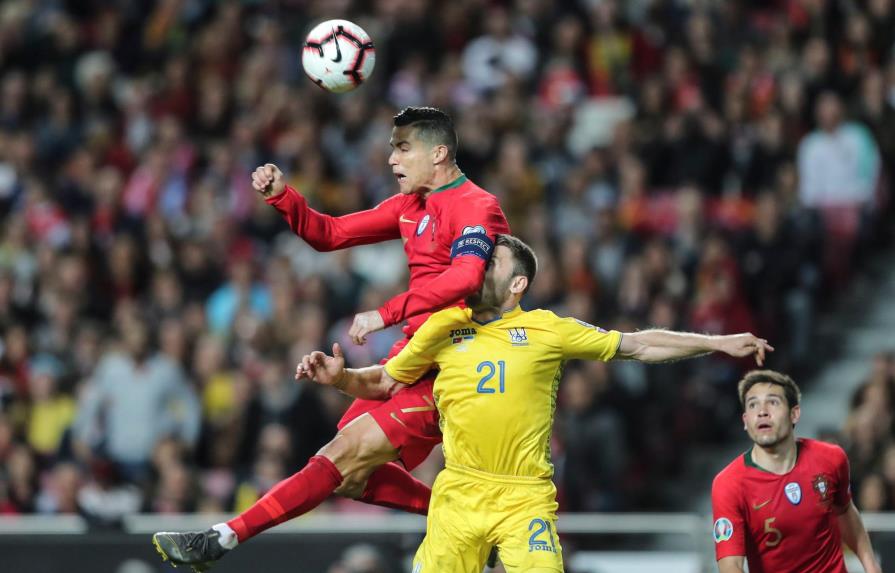 Portugal se estrella ante Ucrania en regreso de Cristiano Ronaldo