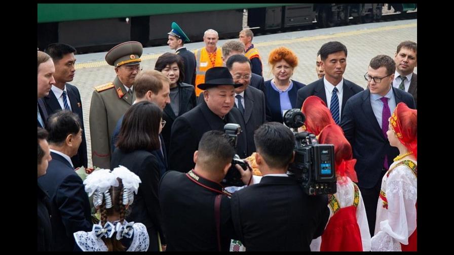 Kim Jong Un llega a Rusia en busca del apoyo de Putin