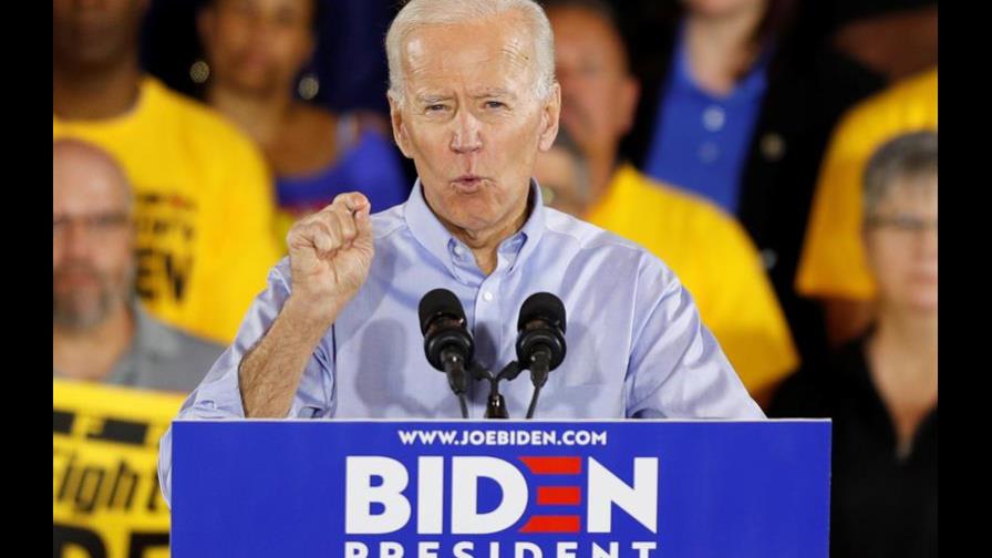 Biden entra en campaña contra Trump apoyado en la nostalgia y los sindicatos