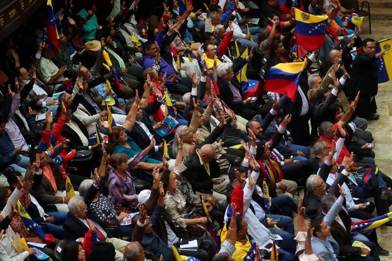 Constituyente venezolana repudia bloqueo de EEUU y pide el rechazo de la ONU