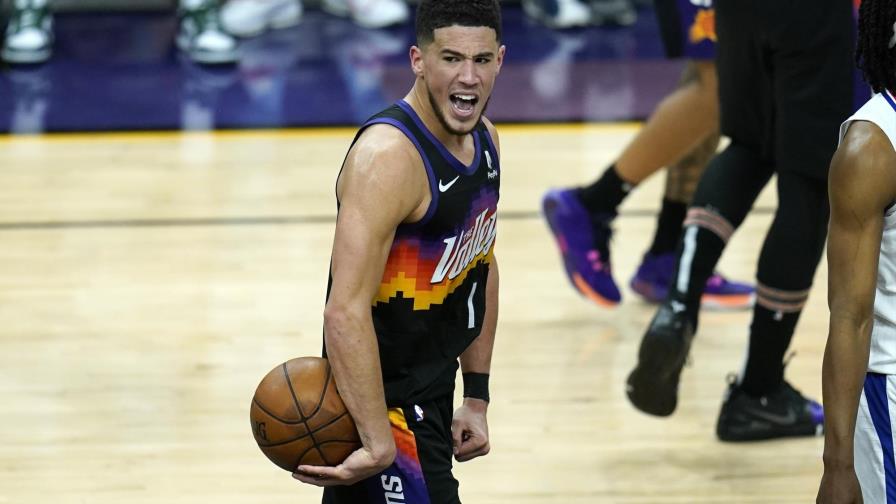De la mano de Booker, los Suns superan 120-114 a Clippers