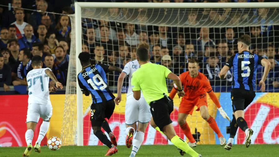 Goleada a placer del Man City, 5-1 al Brujas