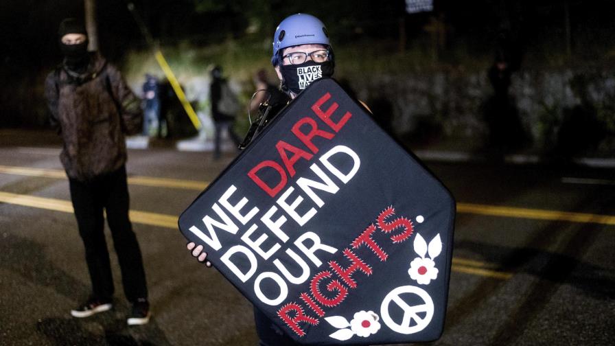 Las protestas en Portland cumplen 100 días