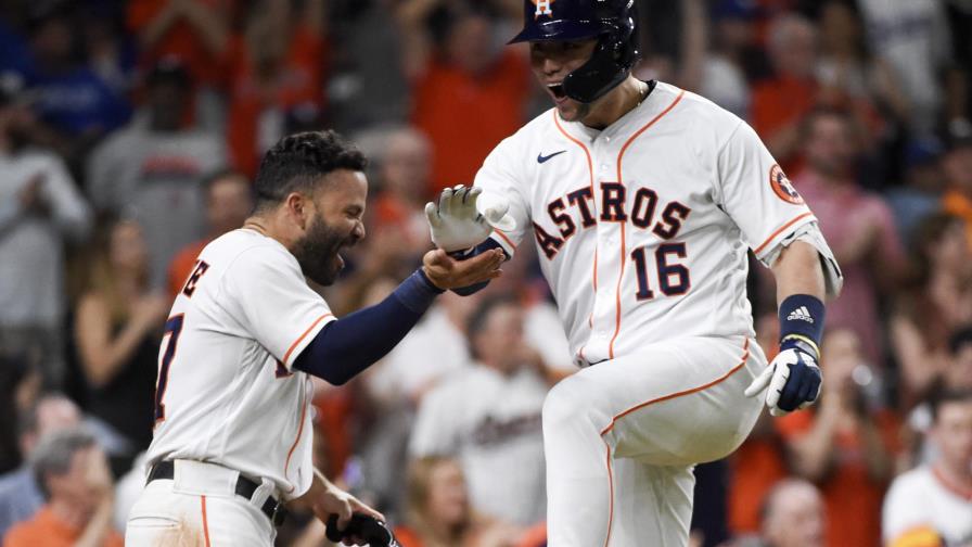 Astros disparan 3 jonrones y se imponen a Dodgers