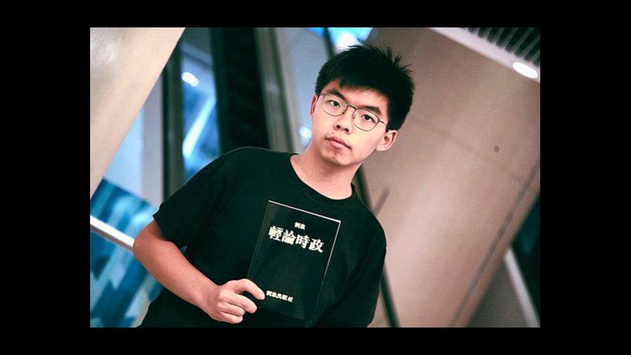 El activista hongkonés Joshua Wong, a la cárcel por ir a una asamblea