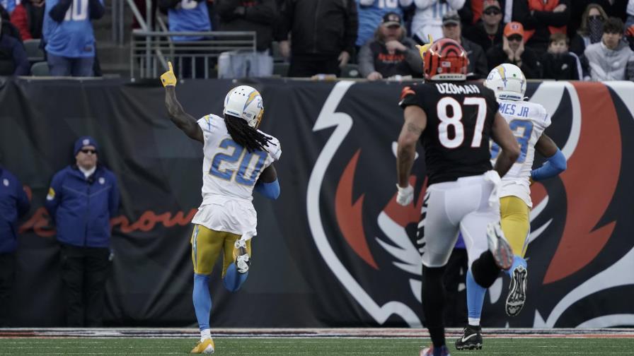 Chargers aguantan reacción de Bengals y ganan 41-22 Chargers aguantan reacción de Bengals y ganan 41-22