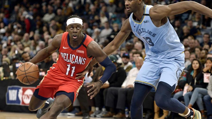 Holiday suma 36 puntos; Pelicans cortan racha de Grizzlies Holiday suma 36 puntos; Pelicans cortan racha de Grizzlies