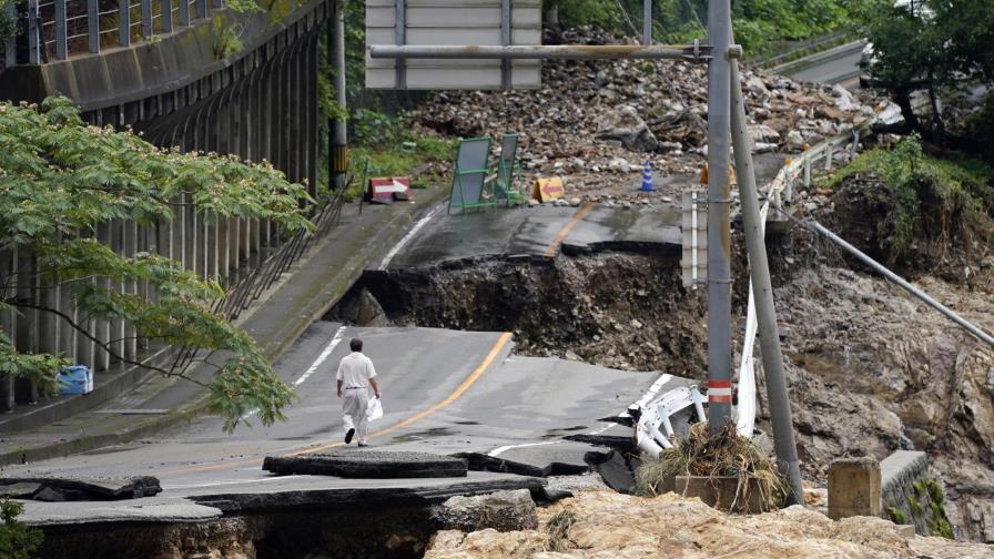 Asciende a 50 el número de muertos por inundaciones en Japón