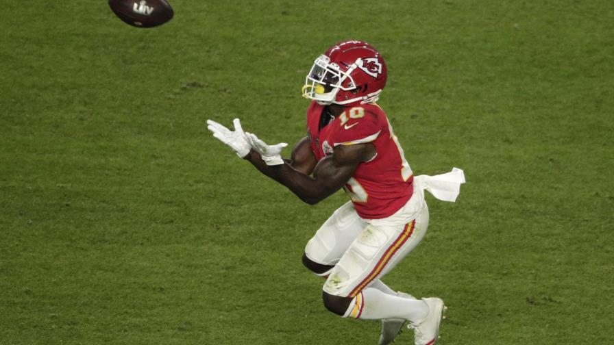 La atrapada de Hill, la jugada determinante de los Chiefs La atrapada de Hill, la jugada determinante de los Chiefs