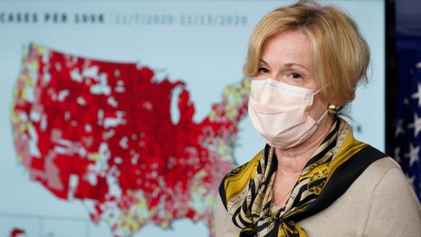 A pesar de sus advertencias, Birx viajó durante la pandemia