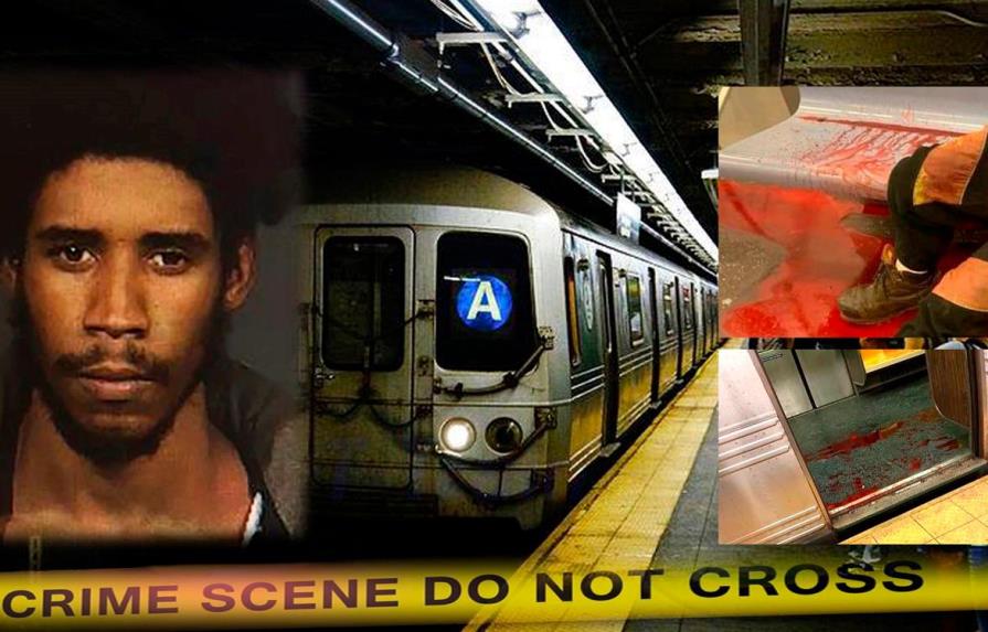 Es dominicano asesino de una mujer y un hombre en trenes de Nueva York