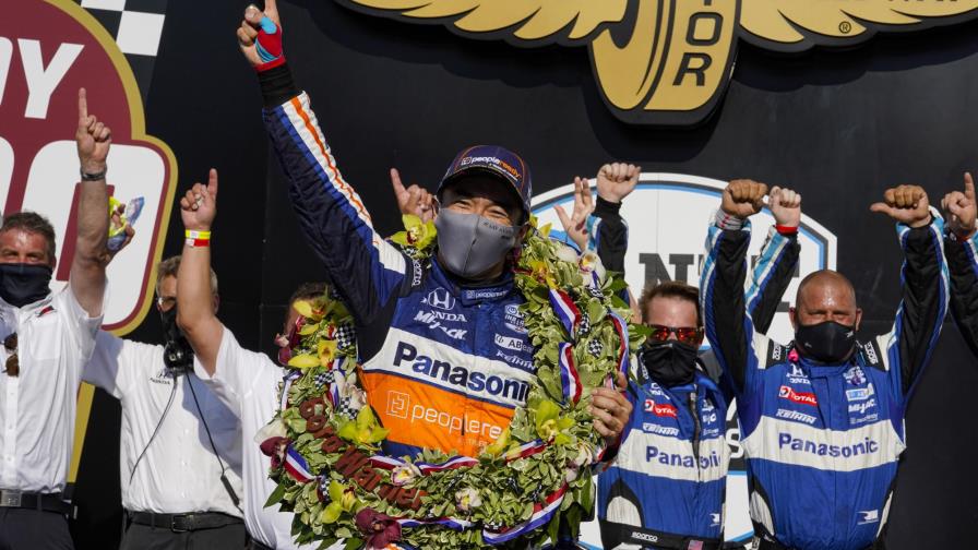 Takuma Sato gana las 500 Millas de Indianápolis por 2da vez