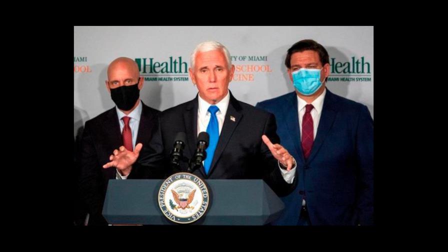 Vicepresidente Pence apuesta por escuela presencial aunque con excepciones