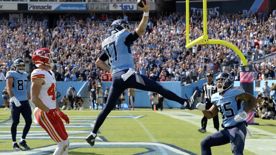 Titans apalean 27-3 a los alicaídos Chiefs