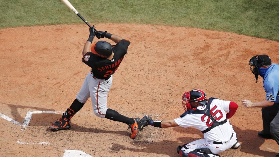 Santander y Núñez empujan 2 en triunfo de Orioles