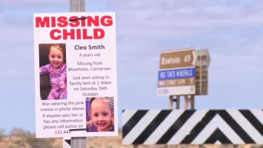Rescatan niña de 4 años tras 18 días desaparecida en Australia Rescatan niña de 4 años tras 18 días desaparecida en Australia