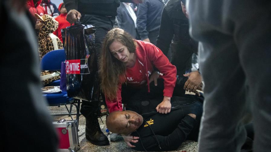 Pelea Shields-Habazin, suspendida tras altercado en pesaje