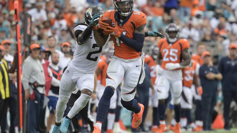 Sutton brilla y Broncos derrotan 23-13 a Jaguars