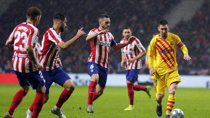 Messi da el triunfo al Barcelona ante Atlético de Madrid Messi da el triunfo al Barcelona ante Atlético de Madrid
