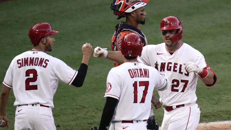 Trout impone marca de jonrones; Angelinos ganan 2 a Astros