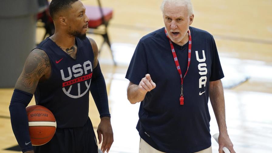Popovich comienza prácticas con selección de básquet de EEUU
