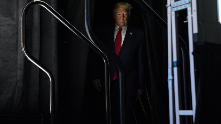 Trump festeja implosión de Bloomberg, teme a Biden Trump festeja implosión de Bloomberg, teme a Biden