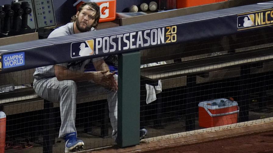 Continúa la maldición de Kershaw en playoffs