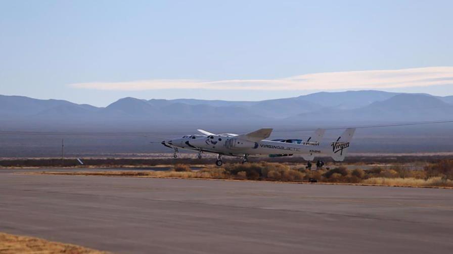 No enciende motor en vuelo de prueba de Virgin Galactic No enciende motor en vuelo de prueba de Virgin Galactic