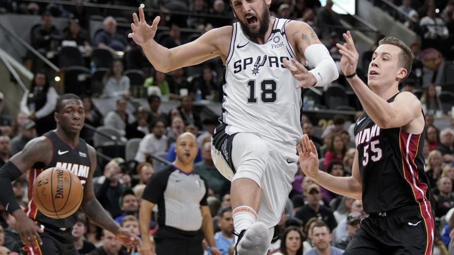 Aldridge, DeRozan y Spurs escapan con triunfo ante Heat Aldridge, DeRozan y Spurs escapan con triunfo ante Heat