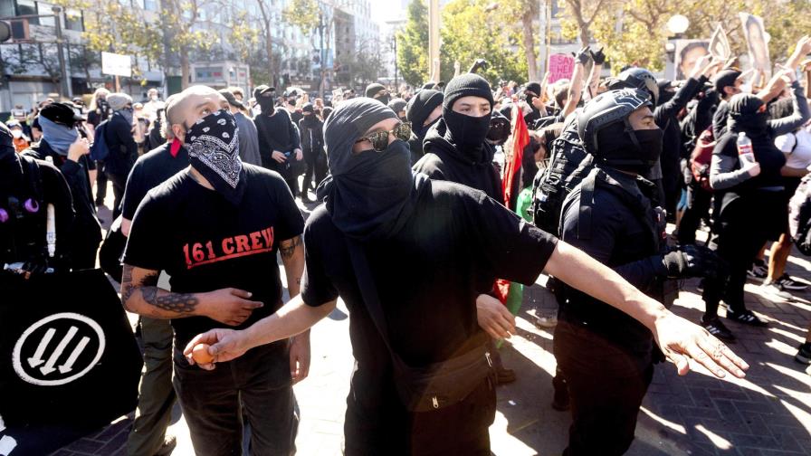 Agreden a manifestantes pro-Trump en San Francisco