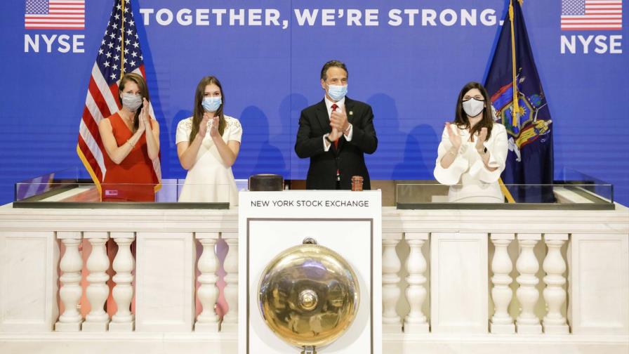 Sede de la Bolsa de NY reabre tras dos meses por el virus