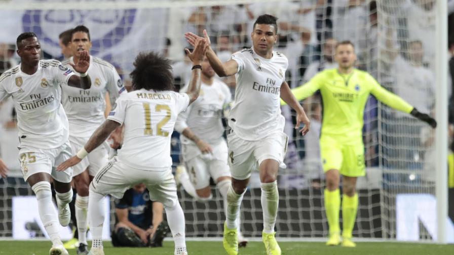 Real Madrid rescata empate 2-2 en casa ante Brujas