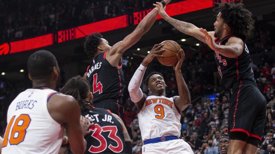 Raptors derrotan a titubeantes Knicks 90-87 Raptors derrotan a titubeantes Knicks 90-87