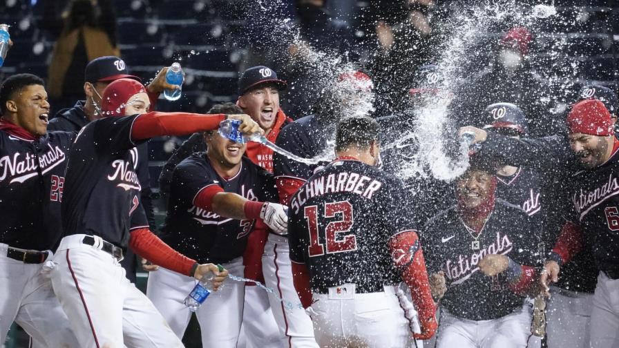 Leñazo de Schwarber da triunfo a Nacionales ante D-Backs