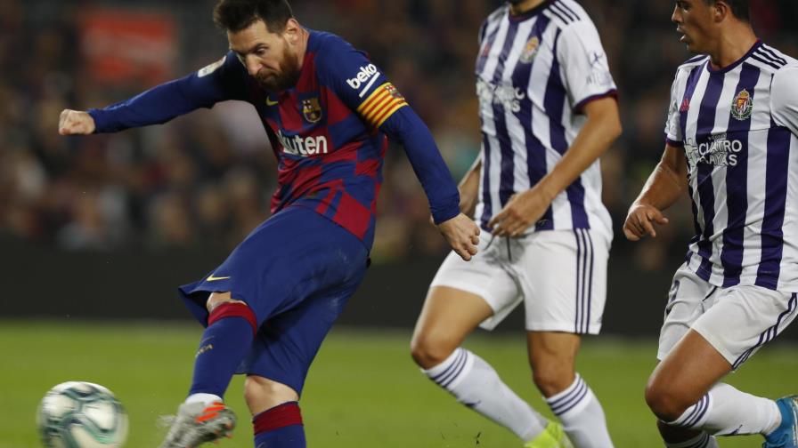 Con un Messi fulgurante, Barça aplasta al Valladolid