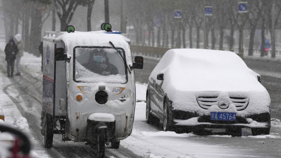 Nevadas tempranas cubren Beijing y el norte de China Nevadas tempranas cubren Beijing y el norte de China