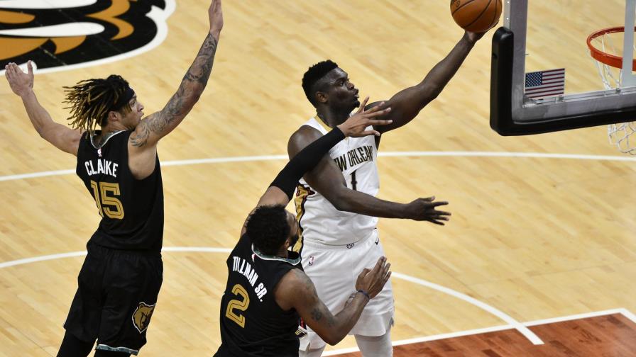 Pelicans superan a Grizzlies con 31 puntos de Williamson