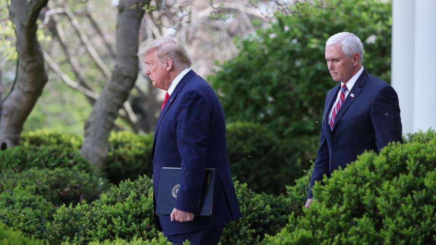 Trump y Pence muestran frente común ante inminente juicio político contra el presidente de EEUU